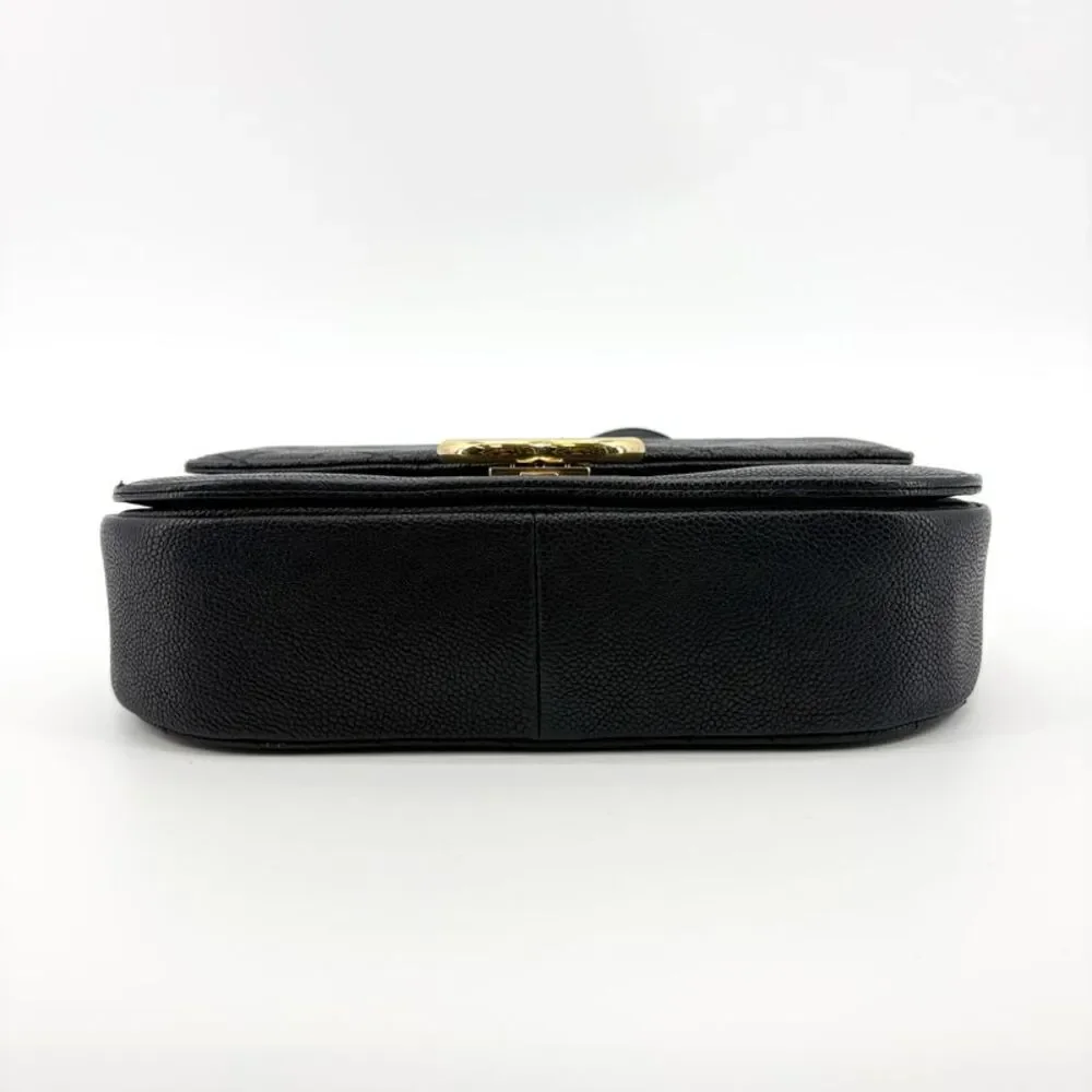 Chanel Coco Curve Flap Bag Medium Black Gold Hardware
